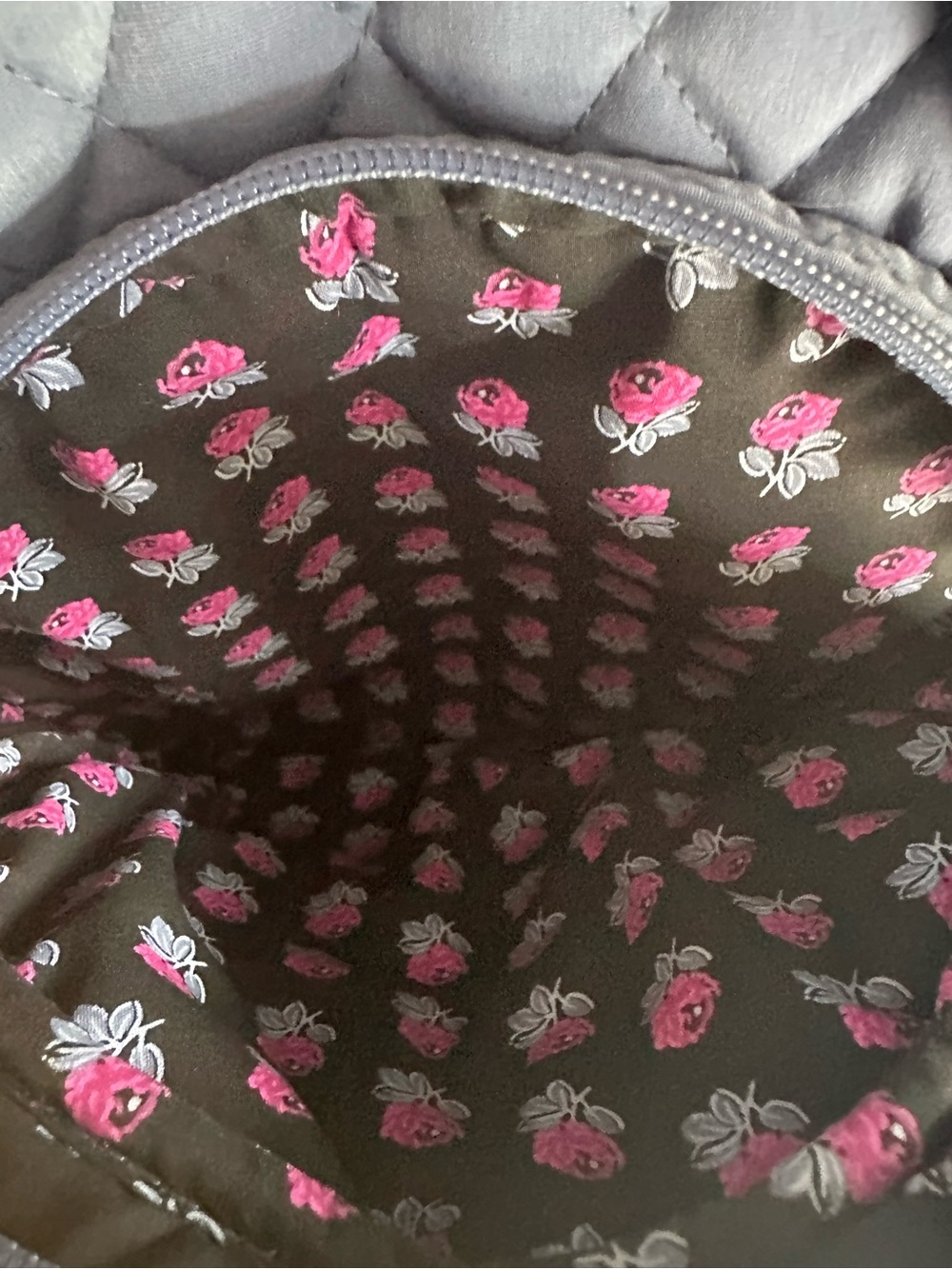 Vera Bradley Light Blue Quilted Mini Backpack - Picture 5 of 5